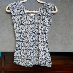 LOFT floral tank top, small